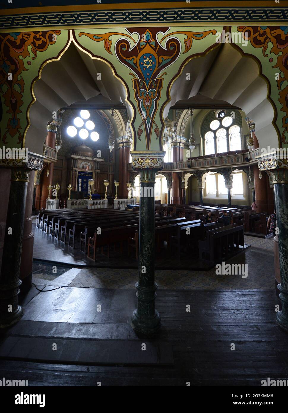 Die Synagoge von Sofia ist die größte Synagoge in Bulgarien. Stockfoto