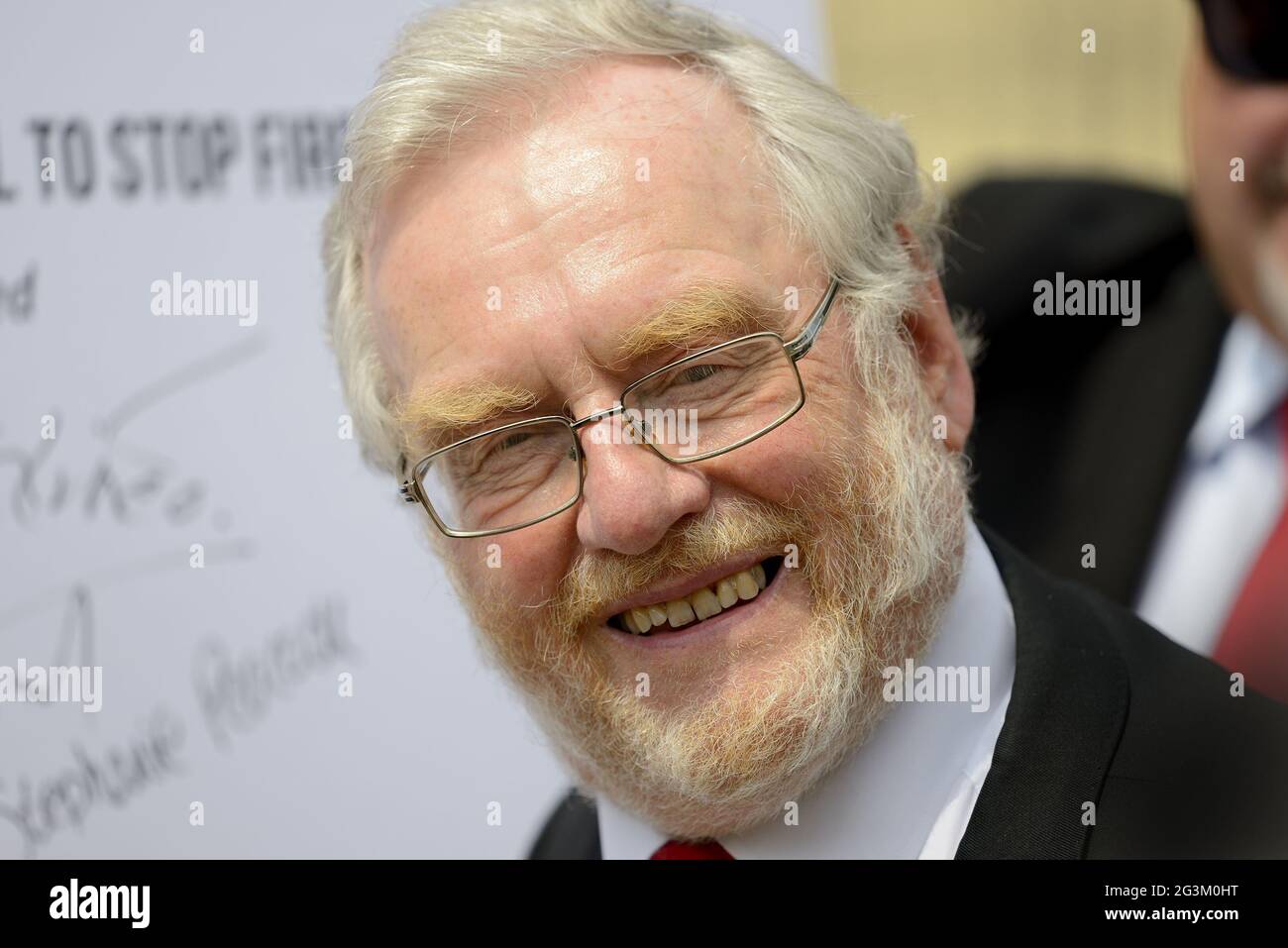 John Spellar MP (Labor: Warley) bei einer Veranstaltung zur Veröffentlichung des Gesetzentwurfs von Barry Gardiners Privatmitglied zur Beendigung der Beschäftigungspraktiken von „Fire and Rehire“. Westmi Stockfoto