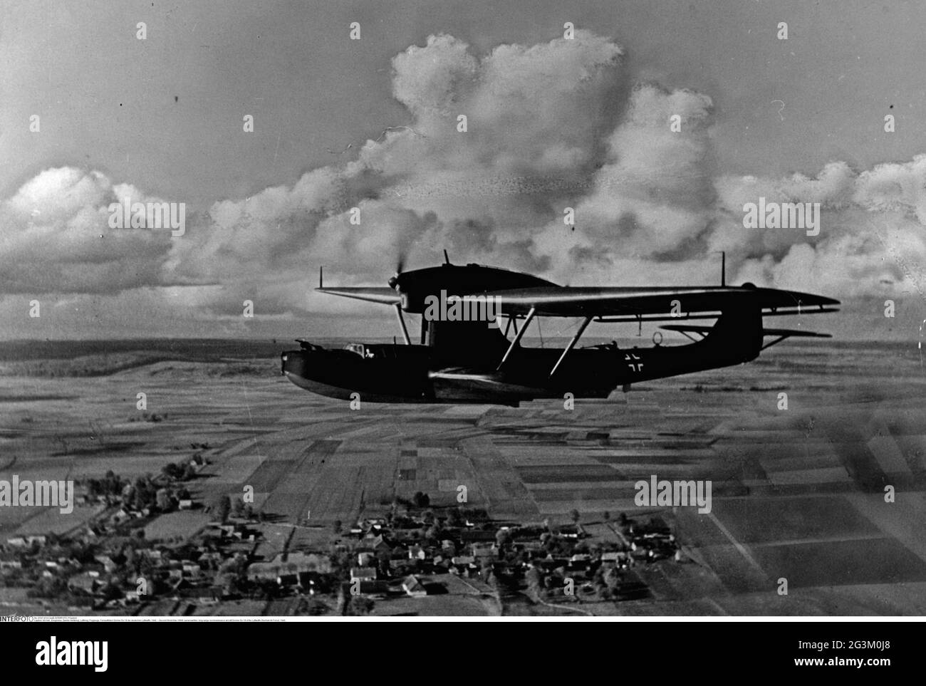 Zweiter Weltkrieg/2. Weltkrieg, Luftkrieg, Fernaufklärungsflugzeug Dornier Do 18 der Luftwaffe, nur REDAKTIONELLE VERWENDUNG Stockfoto