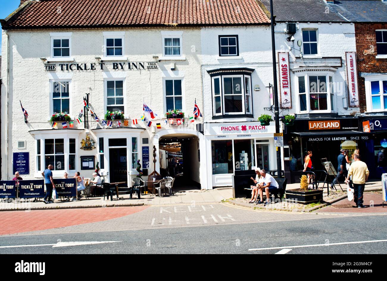 The Tickle Toby Inn, Northallerton, England Stockfoto