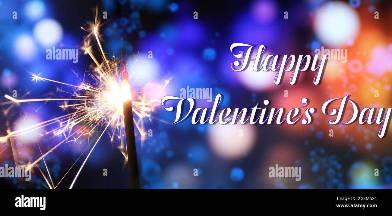 Happy Valentines Tag Hintergrund Stockfoto