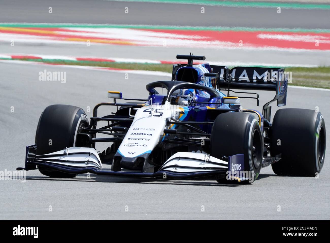 Formel 1 Aramco Gran Premio De Espana 2021. Roy Nissany von Williams Stockfoto