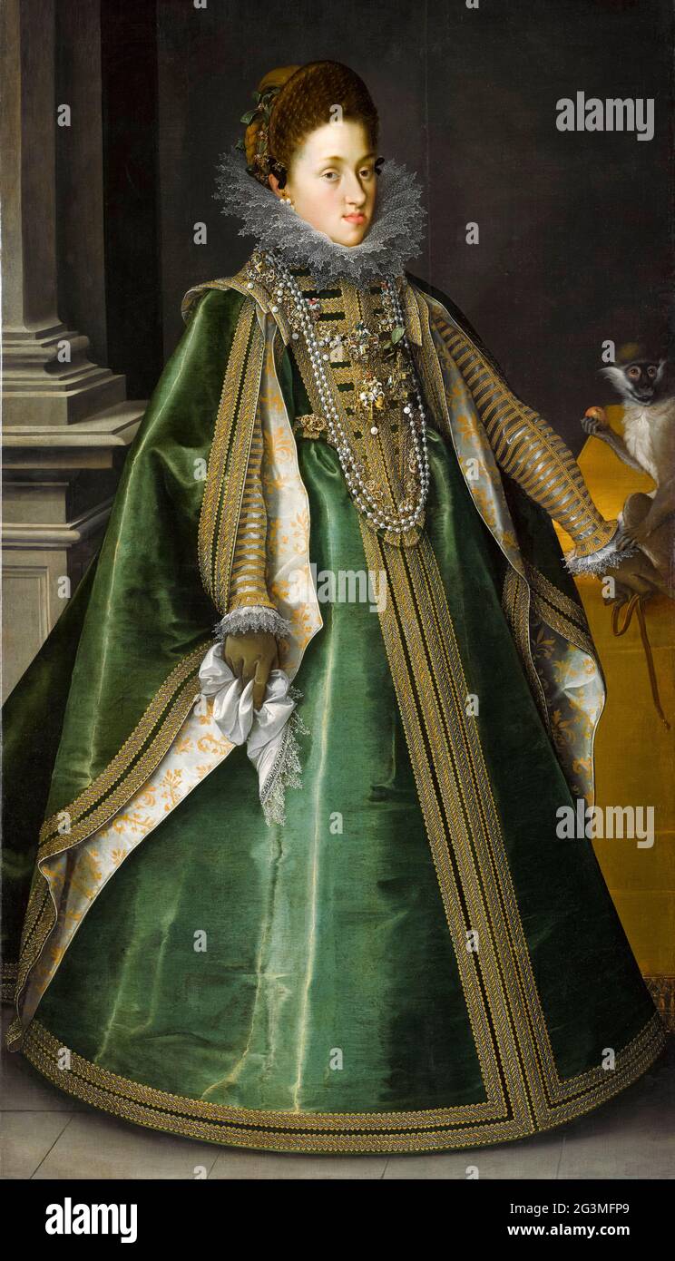 Konstanz von Österreich (1588-1631) Erzherzogin von Mittelösterreich, später Königin von Polen (1605-1631), Porträtmalerei von Joseph Heintz dem Älteren, 1604 Stockfoto