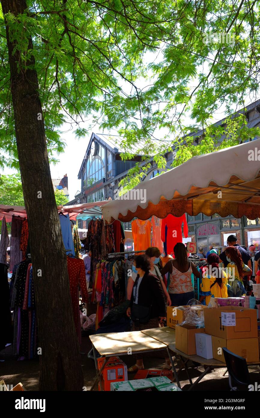 Marché de Wazemmes Stockfoto