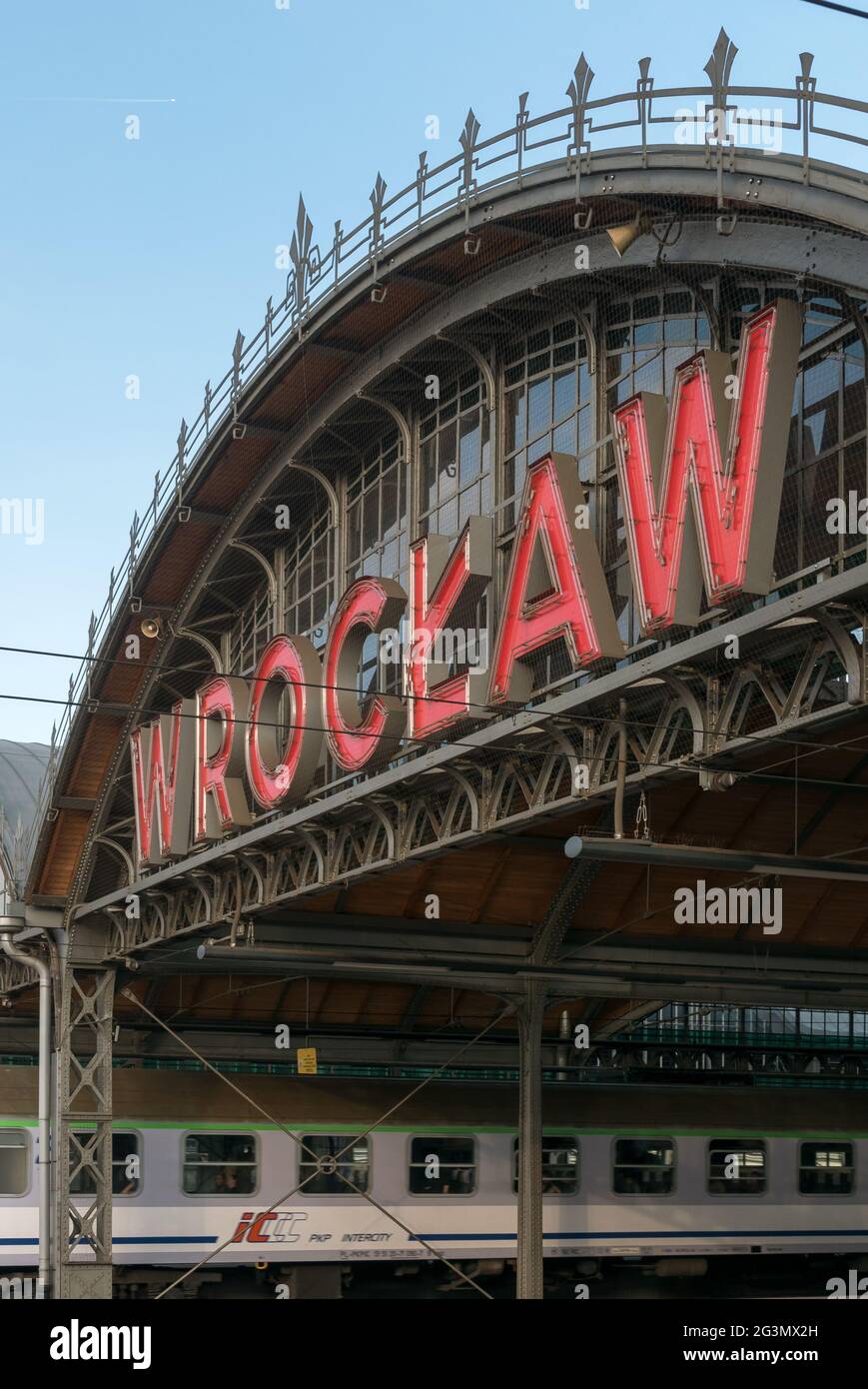 21.10.2018, Breslau, Niederschlesien, Polen - PKP Intercity-Zug von Breslau Glowny. 00A181021D042CAROEX.JPG [MODELLVERSION: NICHT ZUTREFFEND, PROP Stockfoto