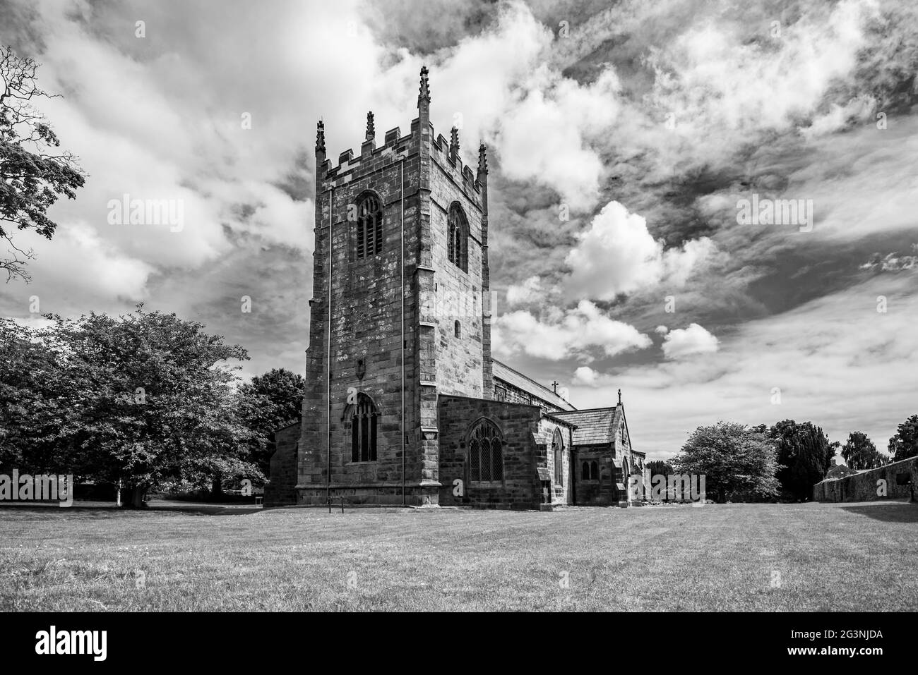 St. Andrews Kirche in Gargrave am südlichen Rand der Yorkshire Dales Stockfoto