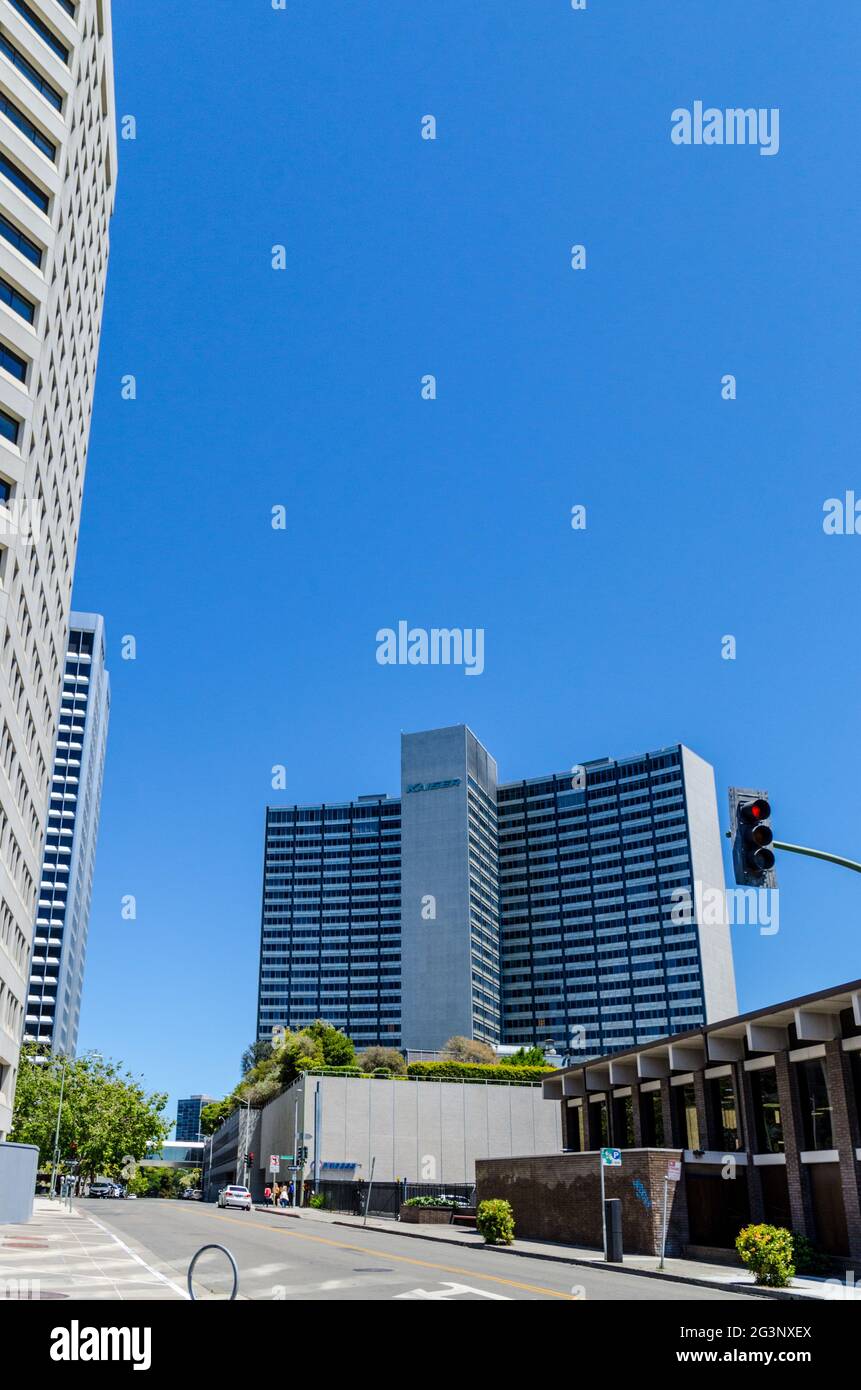 Das Kaiser-Gebäude in Oakland, Kalifornien, USA Stockfoto