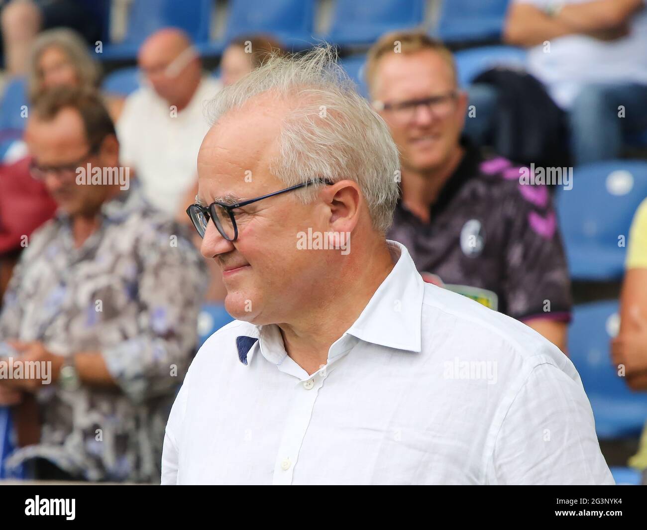 Präsident SC Freiburg Fritz Keller DFB DFL 1. Fußball - Bundesliga-Saison 2019-20 Stockfoto