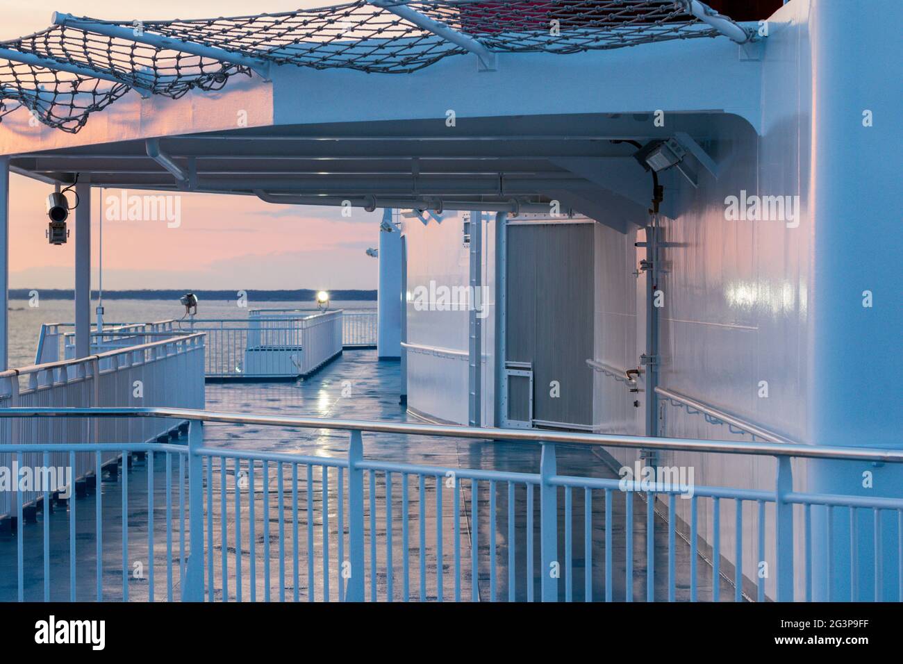 Schwedische Autofähre nach Visby Stockfoto