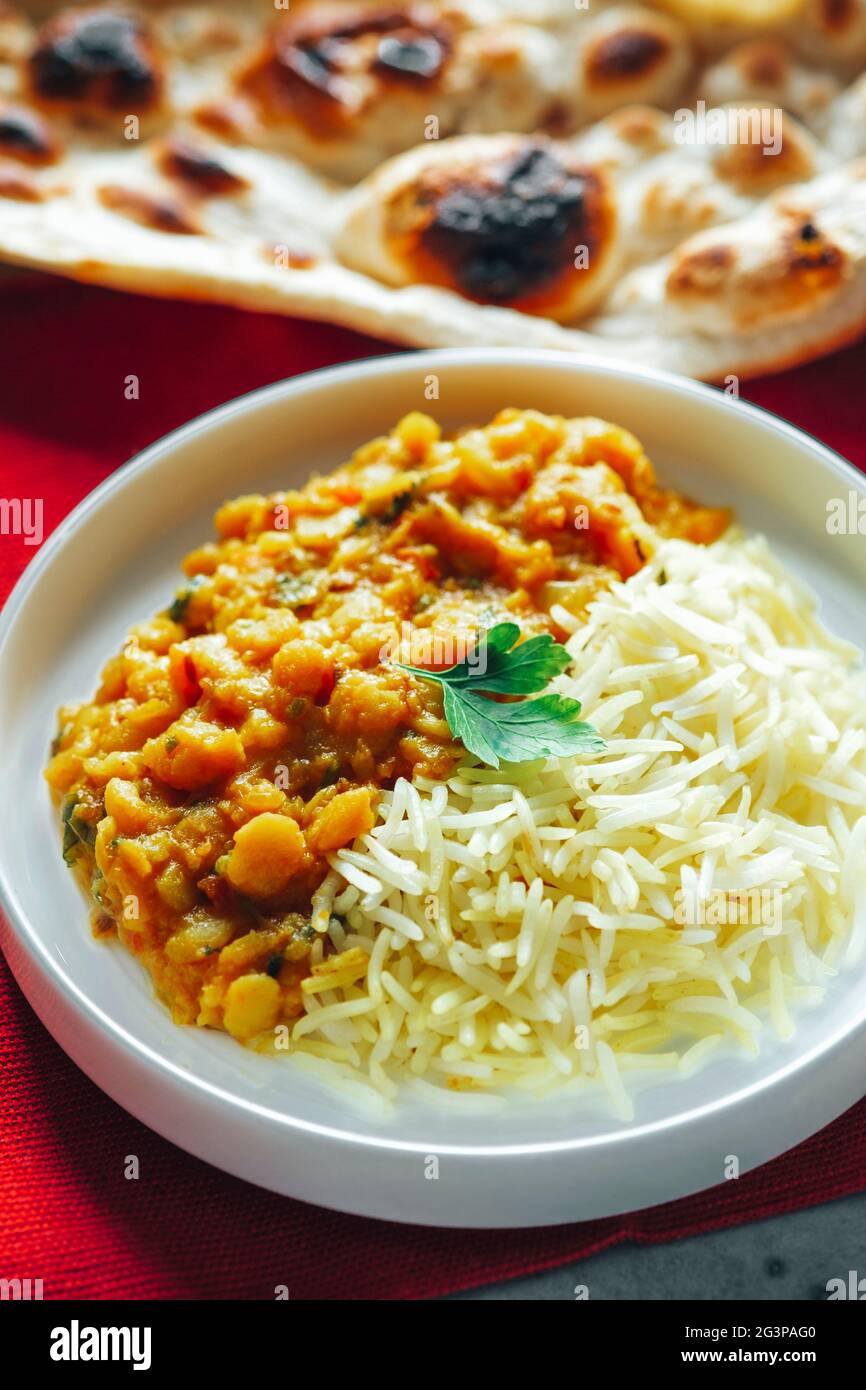 Vegetable Tarka dhal Indische Küche - FOODPIX Stockfoto
