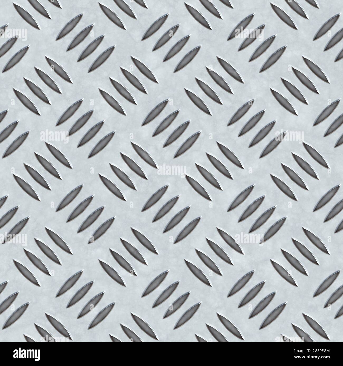 Metall Rautenmuster rutschfeste grau umwickeln Textur nahtlose Fliese. Musterstil von Stahlboden für Hintergrund. Musterstil Stockfoto