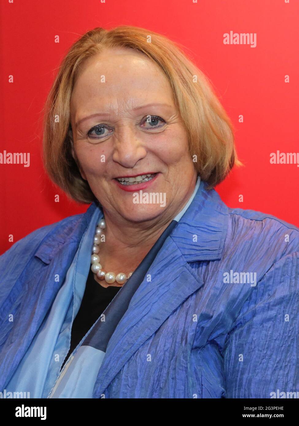 Die deutsche FDP-Politikerin Sabine Leutheusser-Schnarrenberger auf der Leipziger Buchmesse 2019 Stockfoto