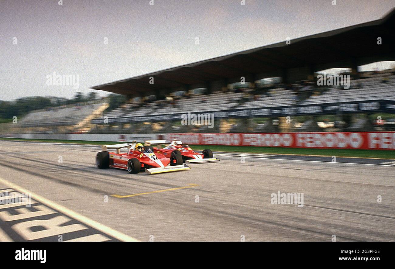 40. Jahrestag von Ferrari auf dem Autodrome Dino Ferrari Imola Italien Oktober 1987 Stockfoto