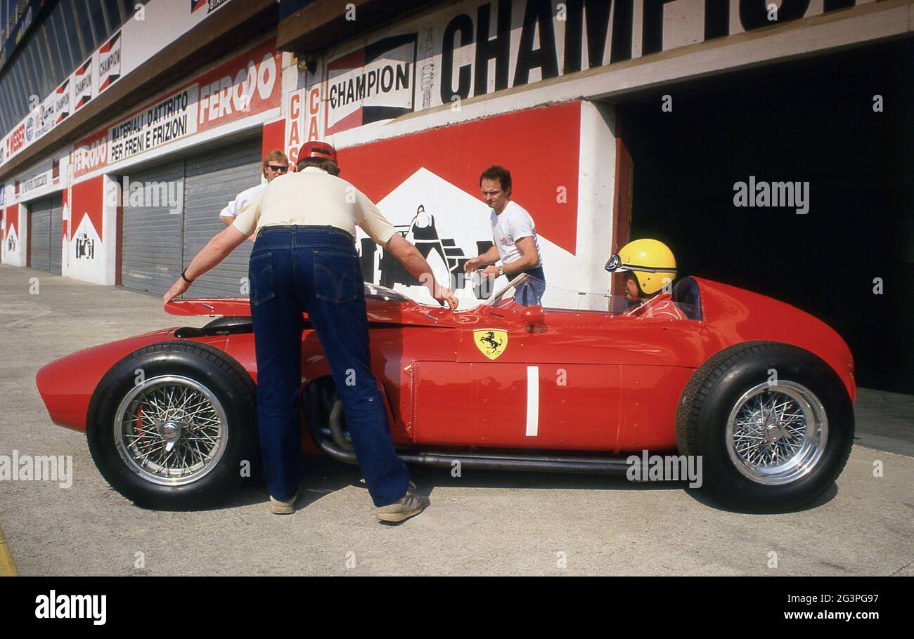 40. Jahrestag von Ferrari auf dem Autodrome Dino Ferrari Imola Italien Oktober 1987 Stockfoto