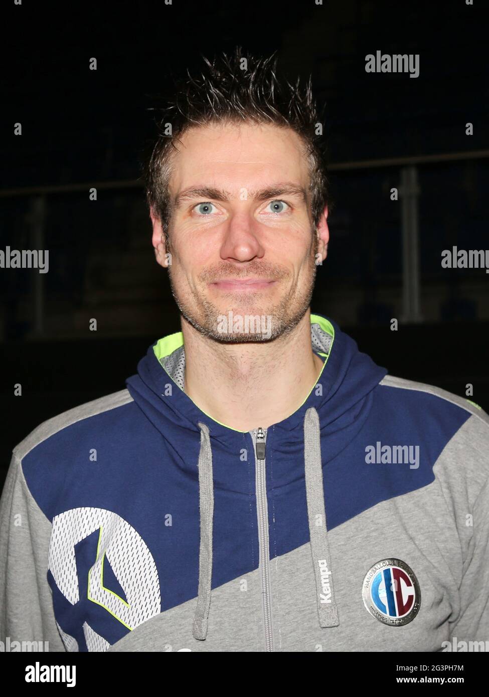 Deutscher Handballtorwart Carsten Lichtlein HC Erlangen Liqui Moly HBL Handball Bundesliga 2019-20 Stockfoto