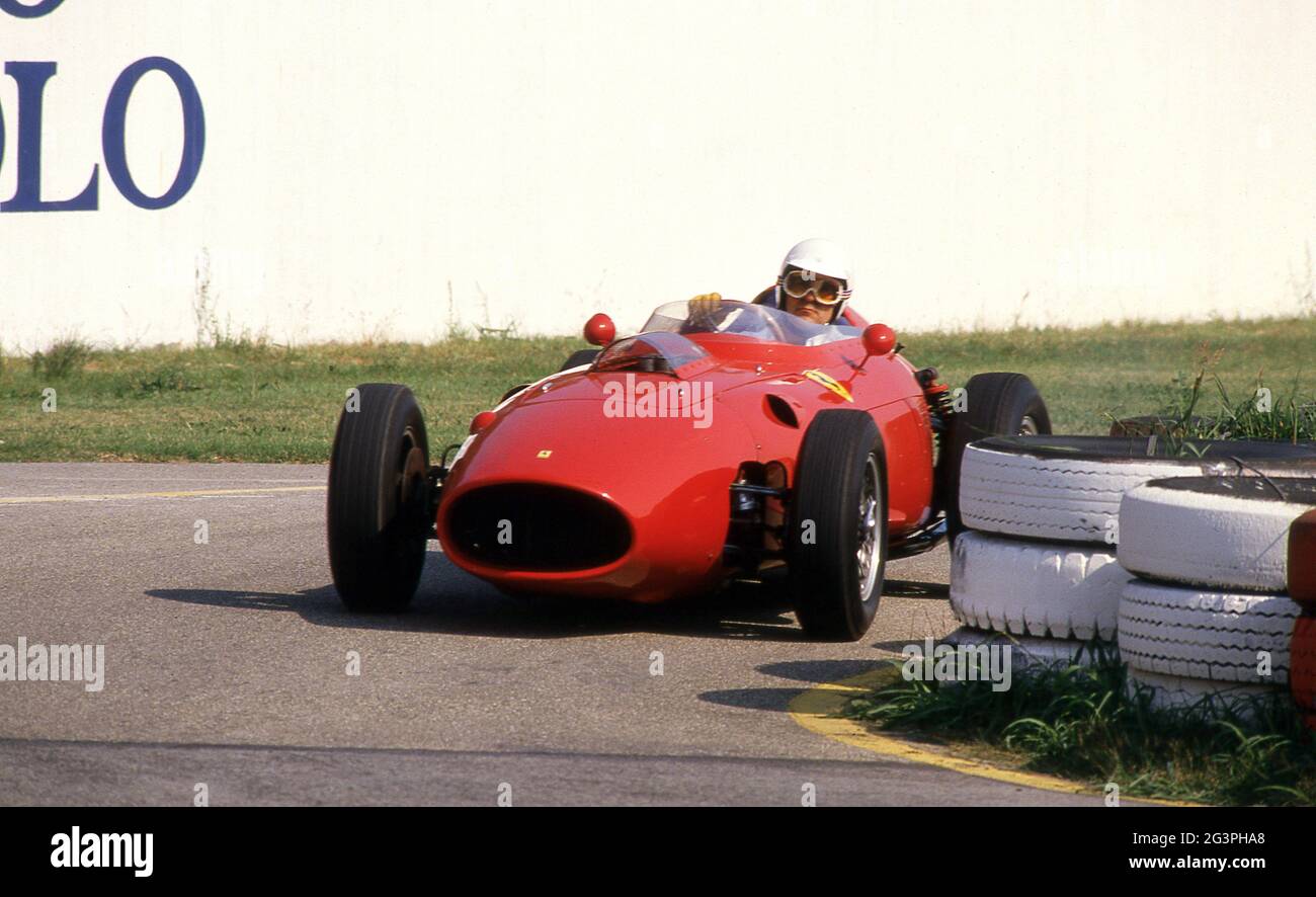 40. Jahrestag von Ferrari auf dem Autodrome Dino Ferrari Imola Italien Oktober 1987 Stockfoto