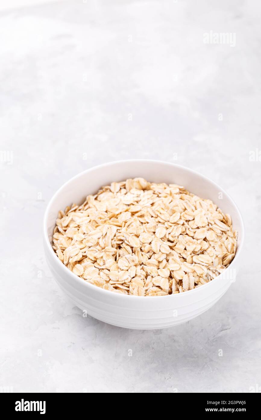 Altmodische Haferflocken Stockfoto