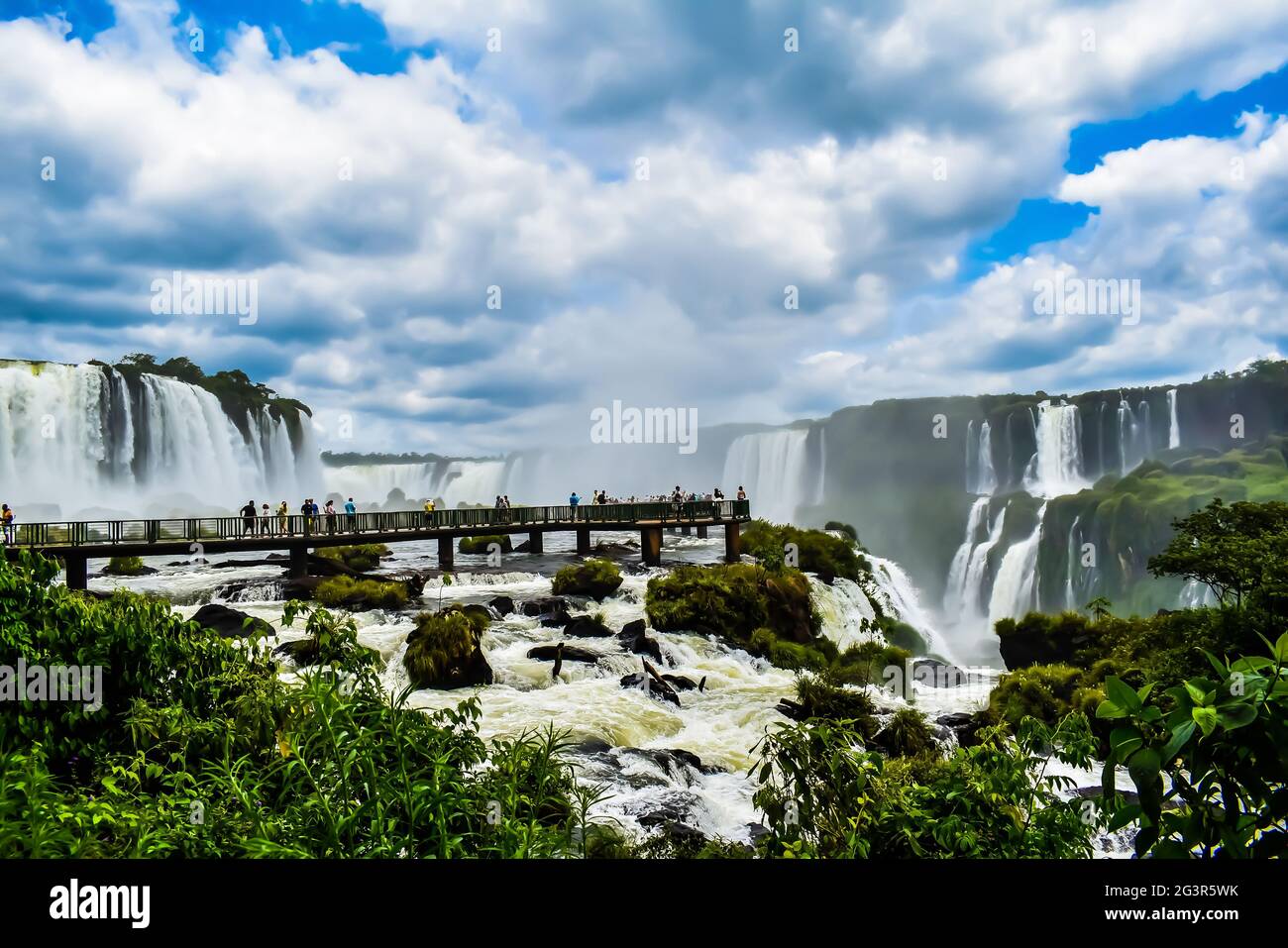 Cataratas do Iguaçu Stockfoto