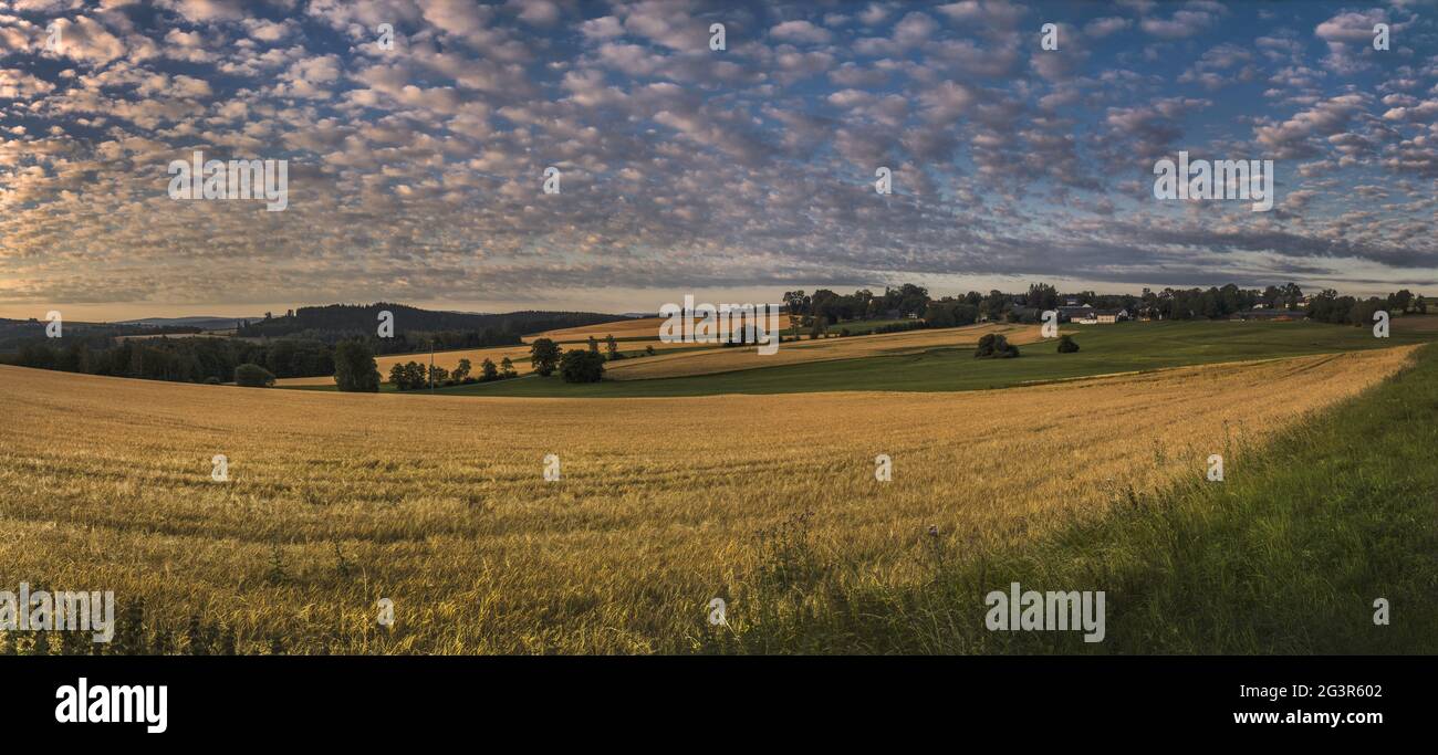 Landschaft in Oberfranken Stockfoto