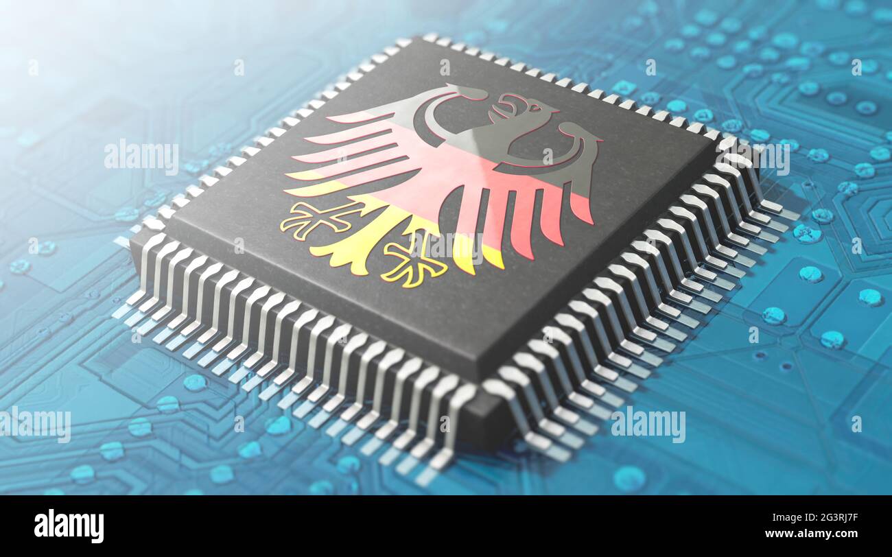 Digitalisierung Deutschland Stockfoto