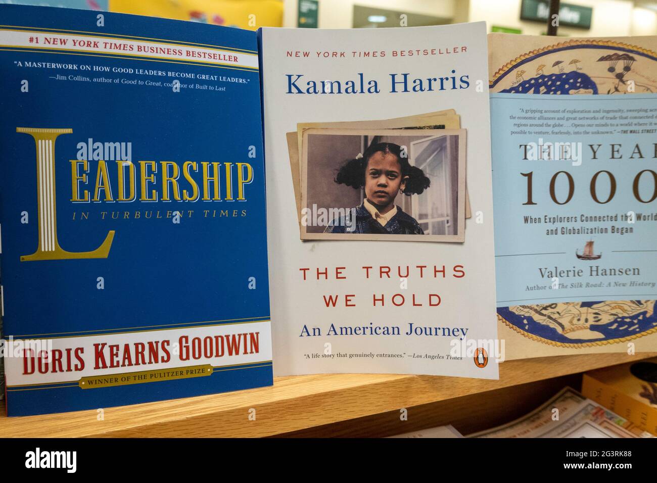 Barnes & Noble Buchhändler Buch Anzeige, NYC, USA Stockfoto