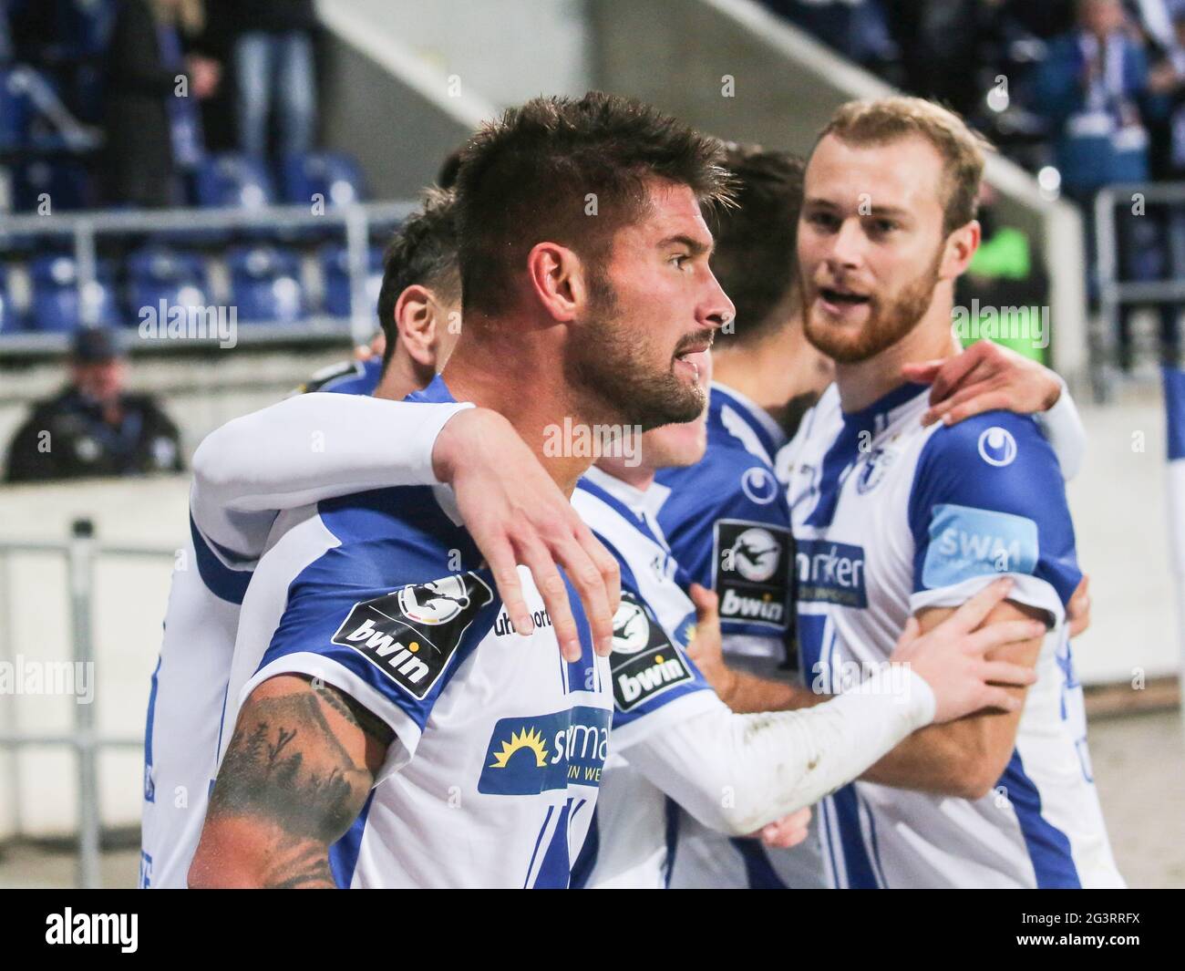 Deutscher Fußballspieler Kai BrÃ¼nker 1. FC Magdeburg DFB 3. Liga-Saison 2020-21 Stockfoto