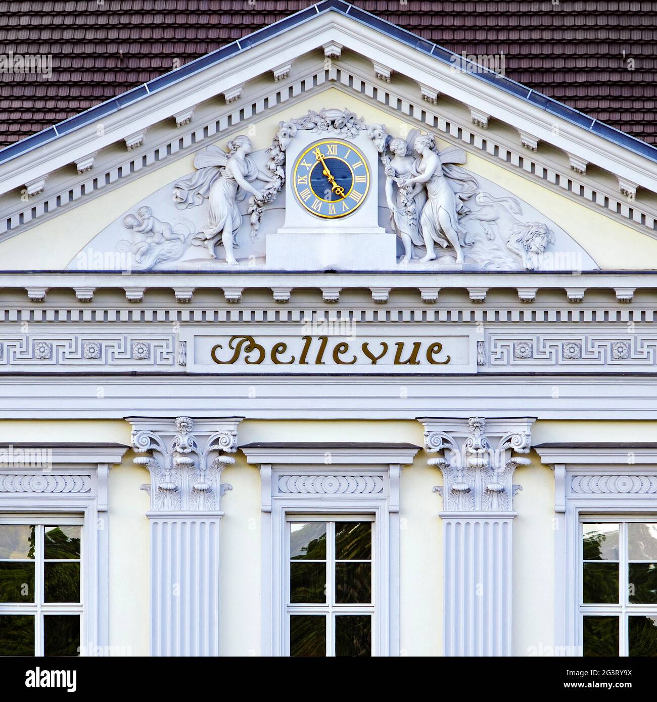 Schloss Bellevue, Regierungssitz des Bundespräsidenten, Deutschland, Berlin Stockfoto