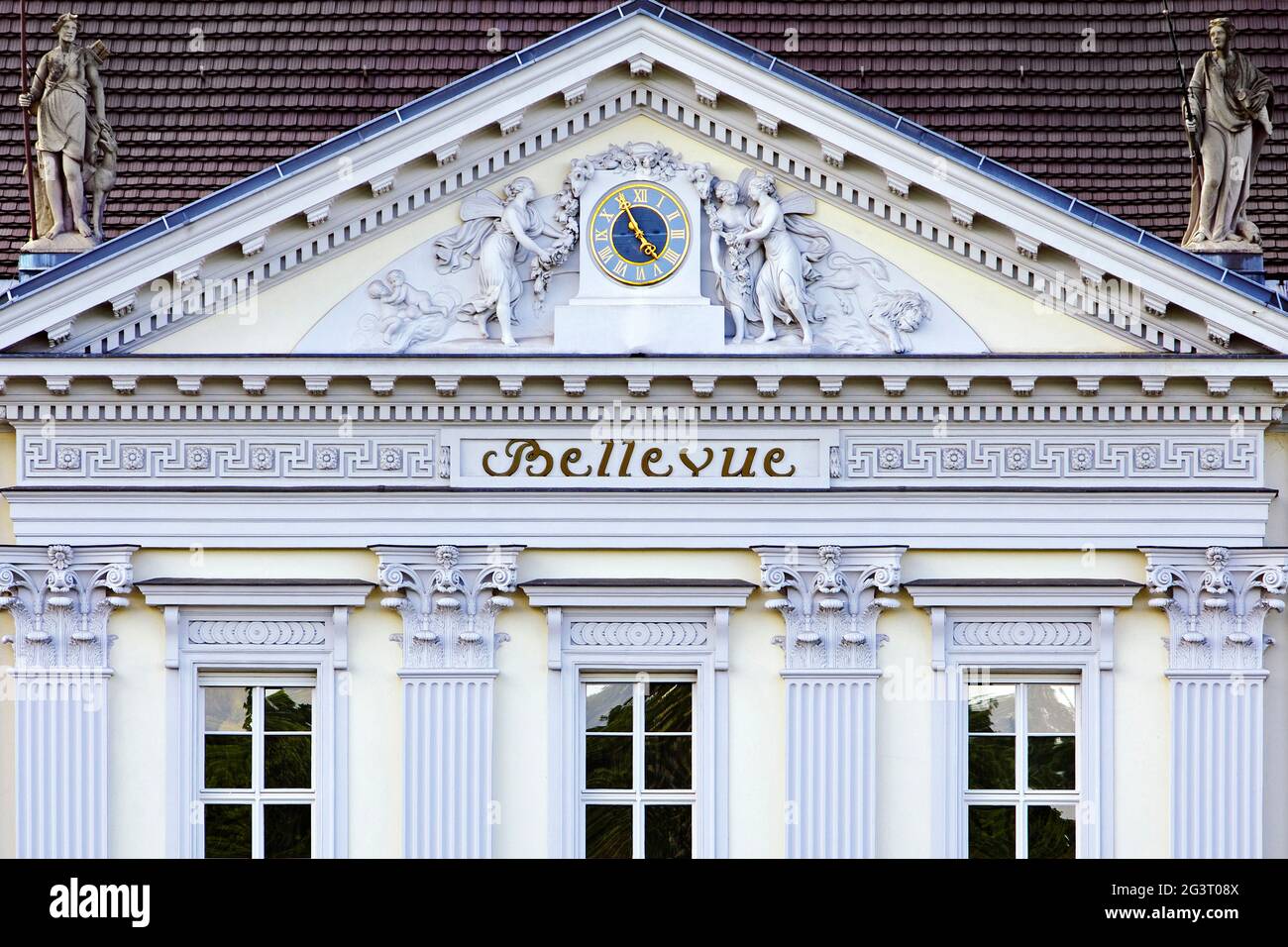 Schloss Bellevue, Regierungssitz des Bundespräsidenten, Deutschland, Berlin Stockfoto