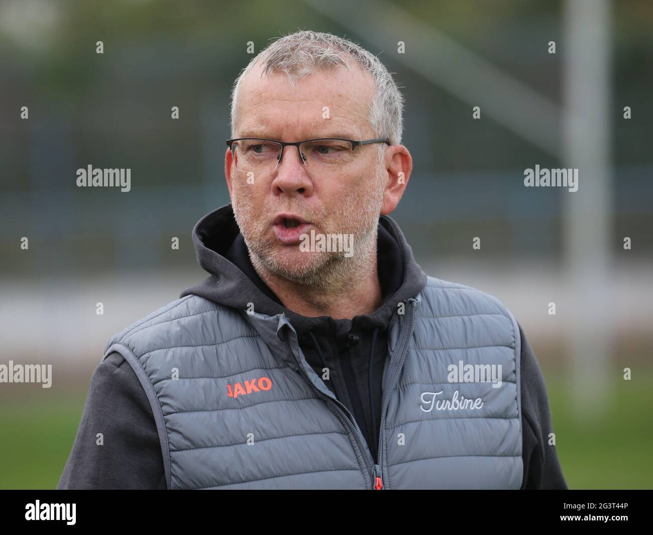 Assistenztrainer Dirk Heinrichs 1.FFC Turbine Potsdam DFB Flyeralarm Frauen Bundesliga Saison 2020-21 Stockfoto