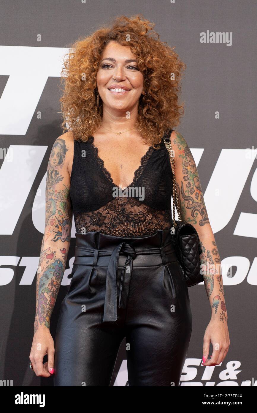 Madrid, Spanien. Juni 2021. SOF'a Cristo besucht den Fast and Furious Film Photocall aus dem Jahr 9 in den Kinos von Kinépolis Ciudad de la Imagen. Kredit: SOPA Images Limited/Alamy Live Nachrichten Stockfoto