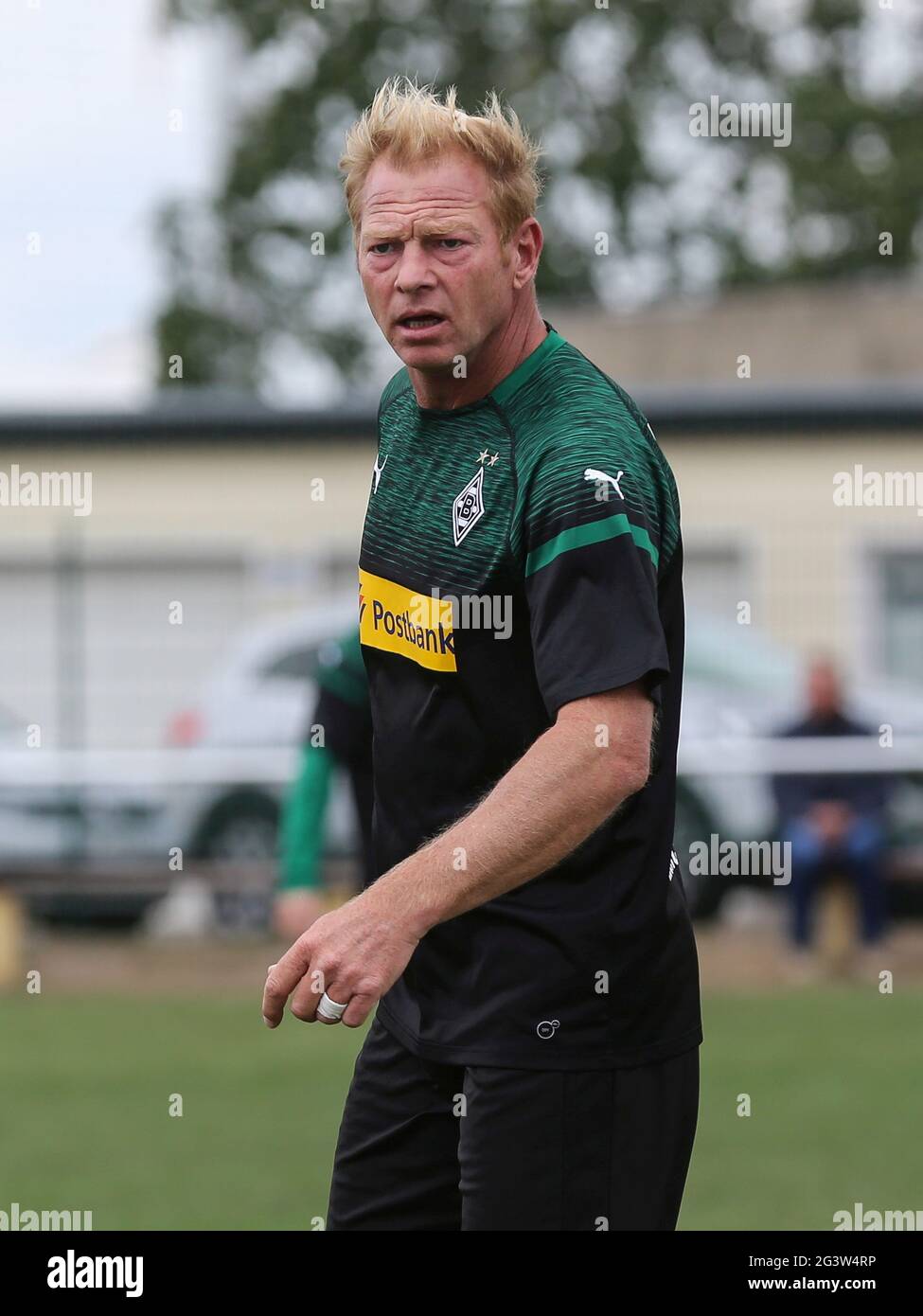 Ehemaliger deutscher Fußballspieler JÃ¶rg Albertz Borussia MÃ¶nchengladbach - Weisweiler Elf 2018 Stockfoto