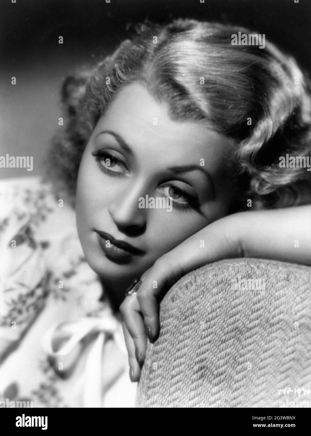 LILLI PALMER 1936 Werbeportrait von OTTO DYAR Werbefilm für Gaumont British Picture Corporation Stockfoto