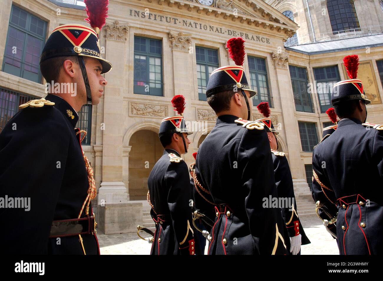 Frankreich. Paris (75) 6. Arrondissement Das Institut de France, Sitz der Französischen Akademie Stockfoto