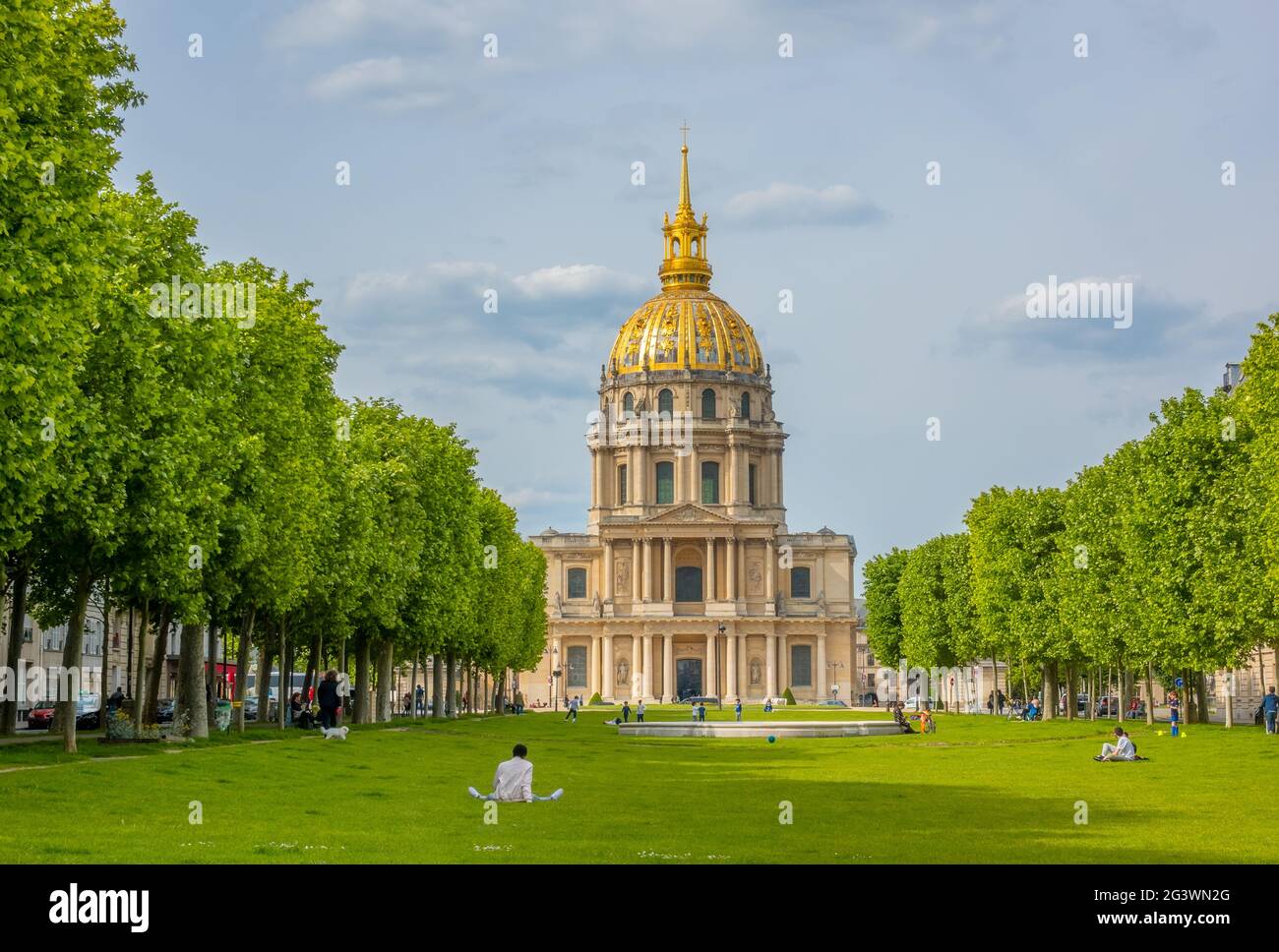 Pariser Kapelle des Heiligen Louis des Invalides Stockfoto