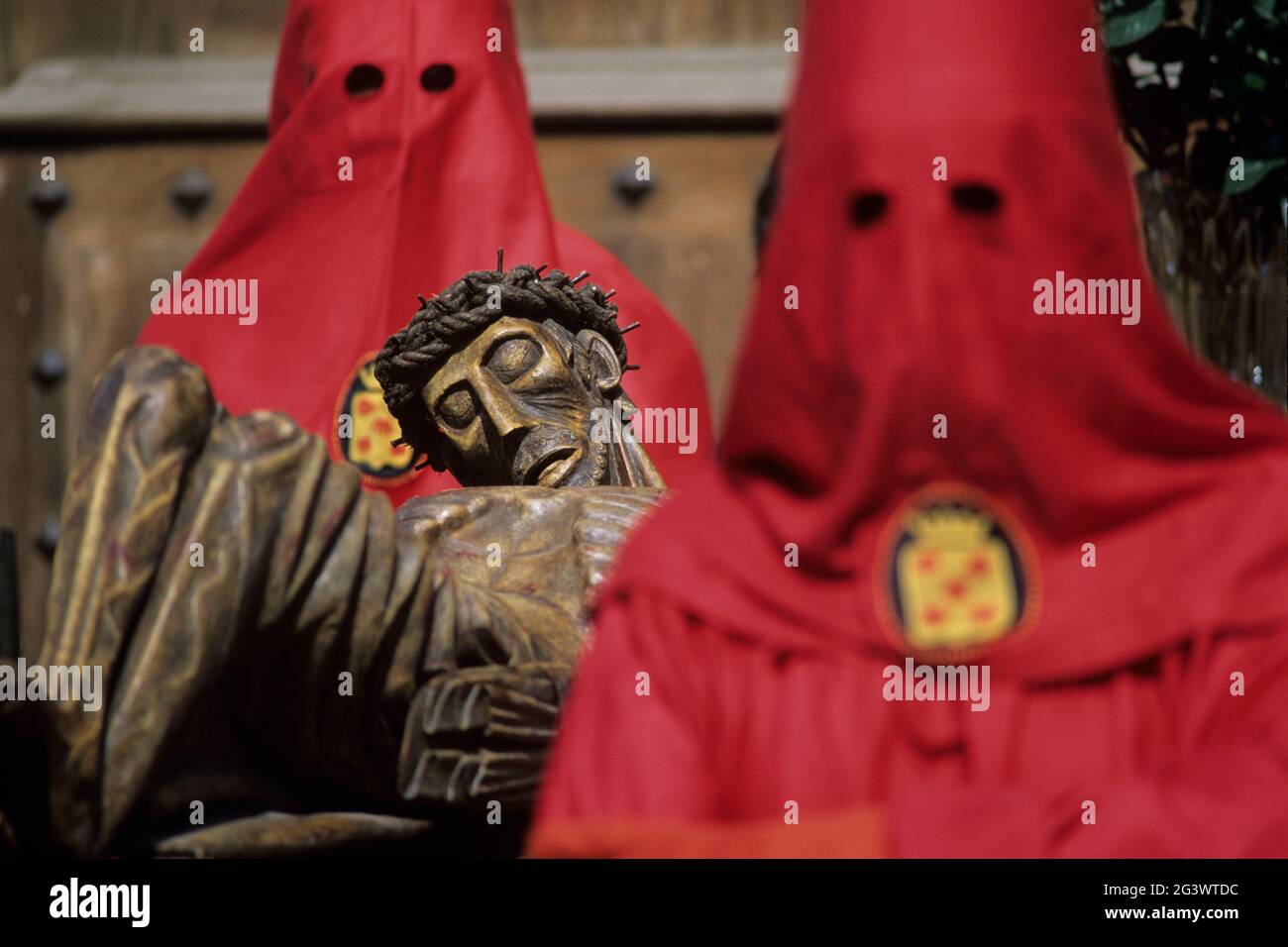 FRANKREICH. PYRENEES-ORIENTALES (66) FRANZÖSISCH KATALONIEN. PERPIGNAN. DIE KARFREITAGSPROZESSION Stockfoto