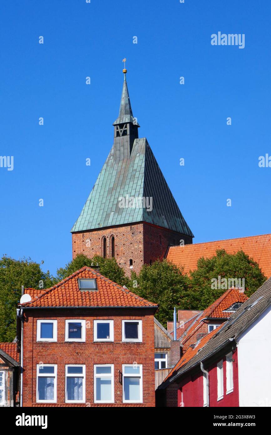 St. Nicolai Kirche in MÃ¶lln Stockfoto