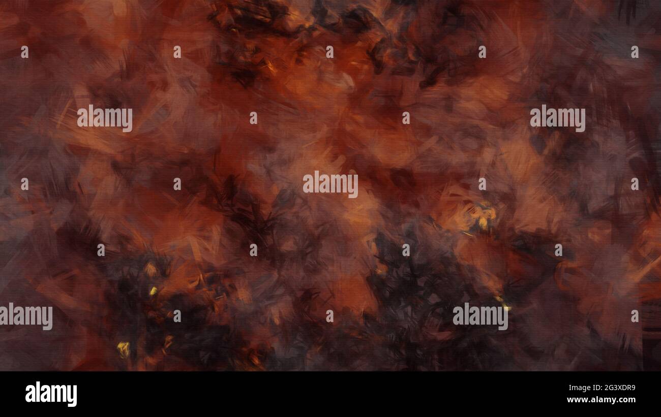 Feuer Inferno in der Hölle Hintergrund Stockfoto