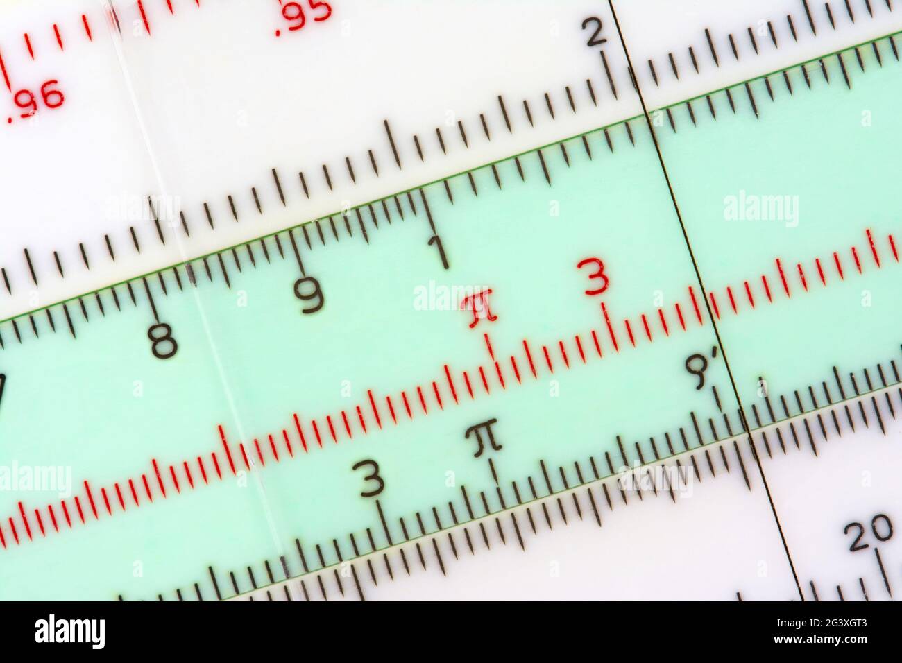 Rechenschieber Stockfoto