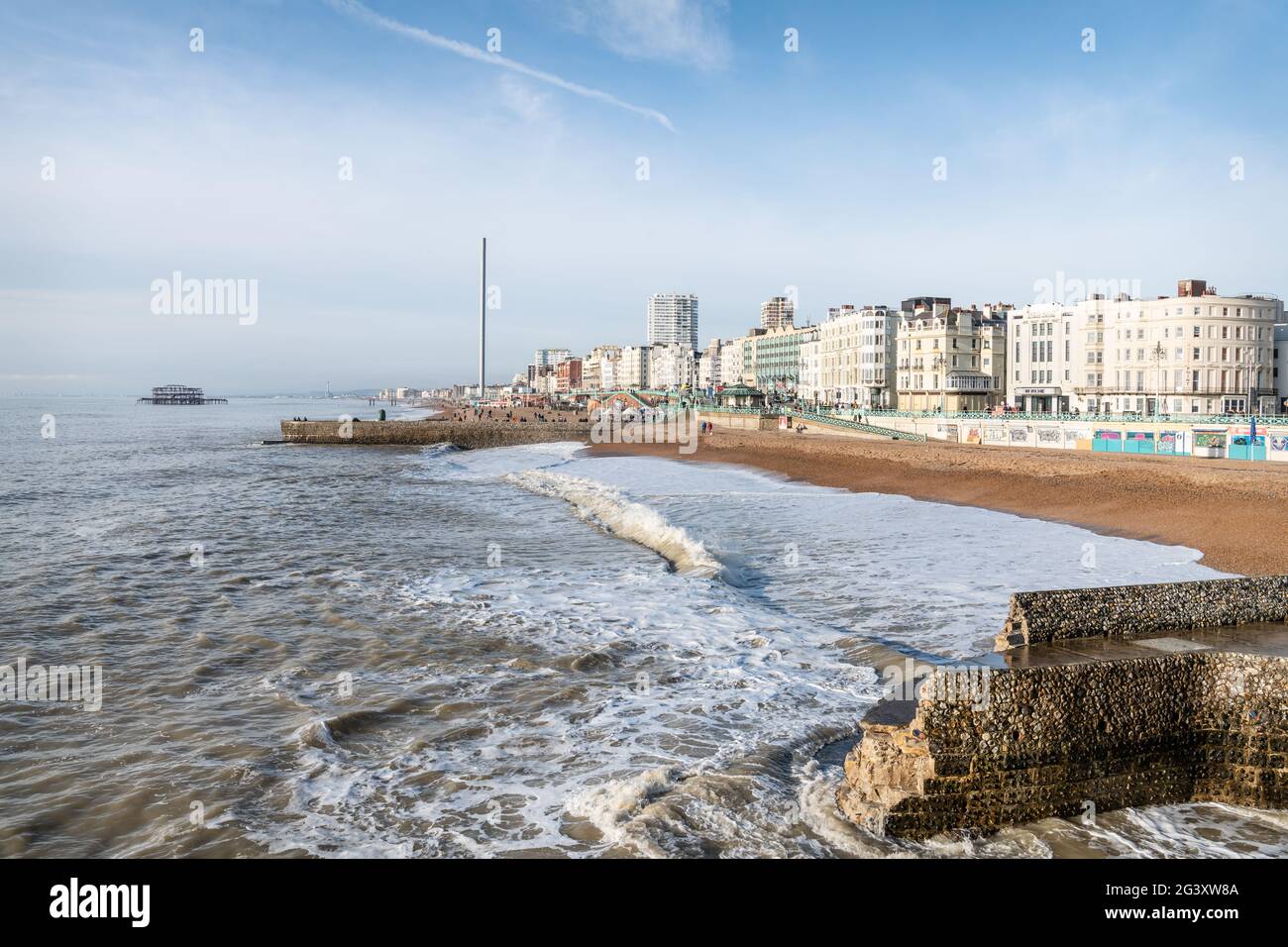 Brighton Seafront, Sussex, England Stockfoto