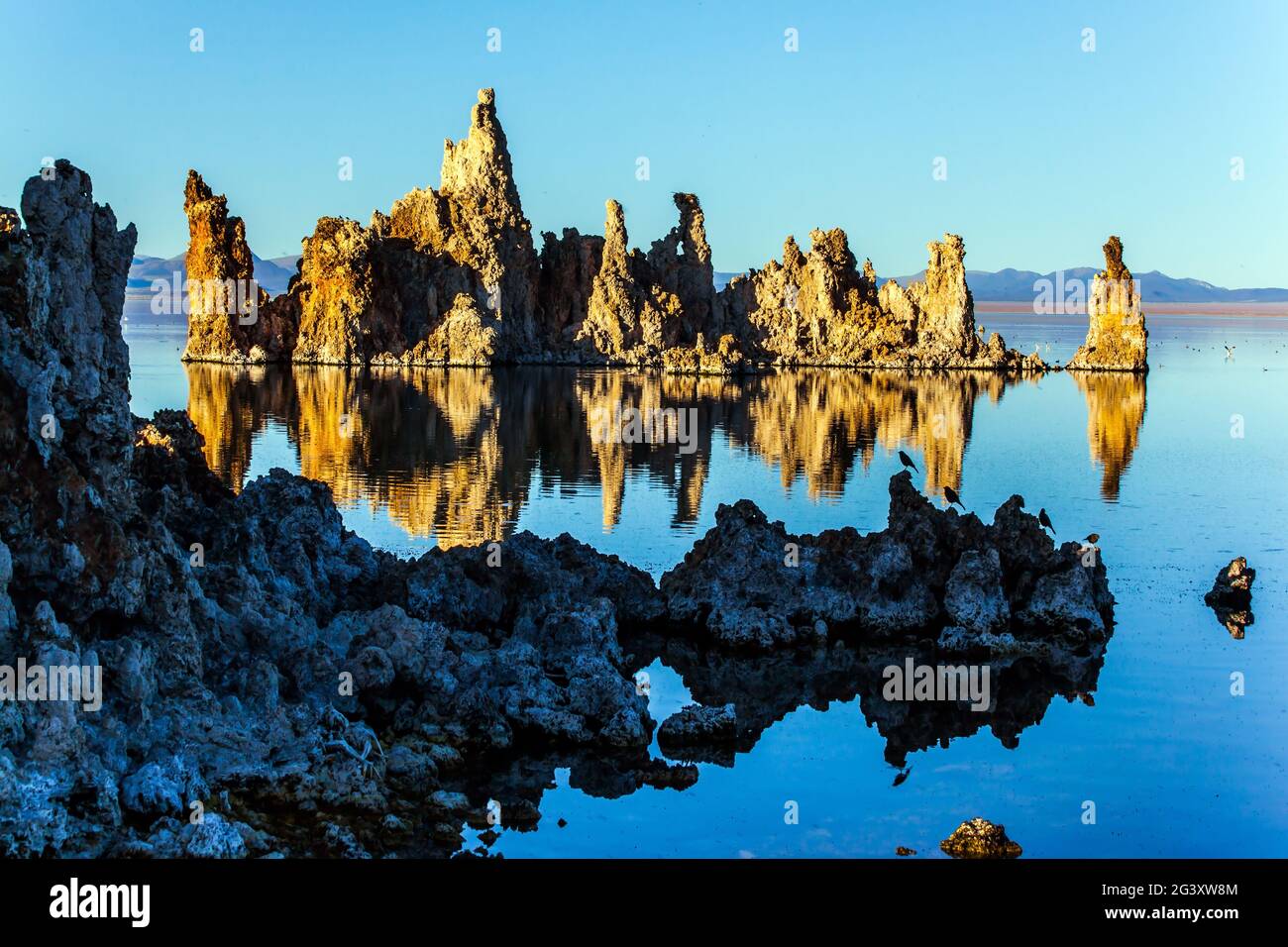 Sonnenuntergang am Abend Stockfoto