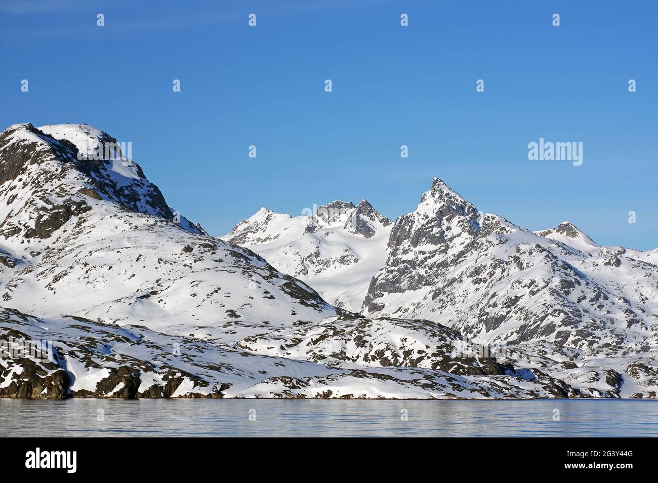 Wildnis im Westen grönlands Stockfoto