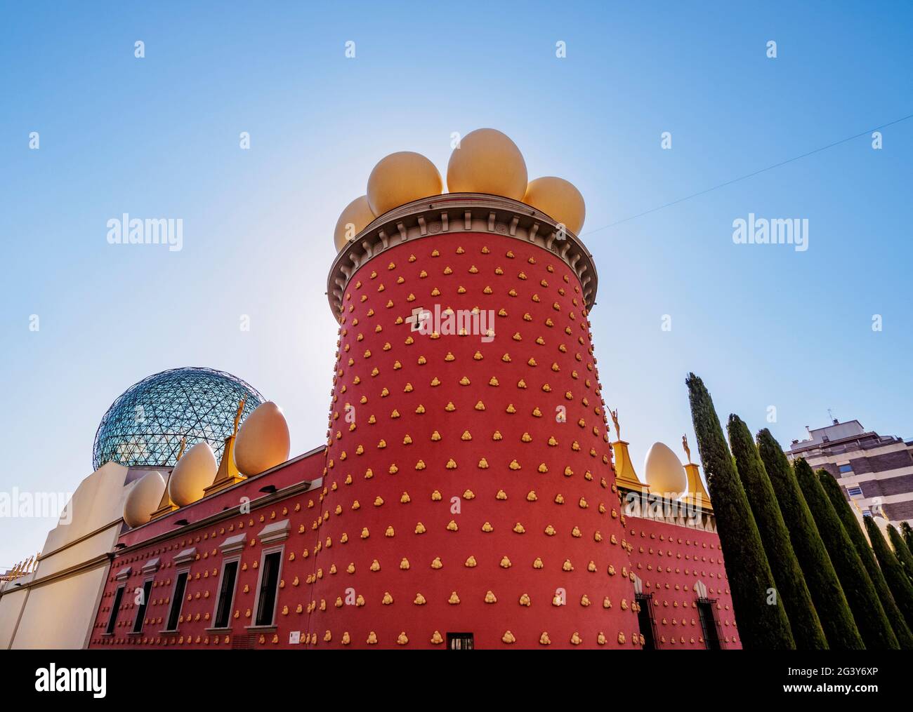 Salvador Dali Theater und Museum, Figueres oder Figueras, Katalonien, Spanien Stockfoto
