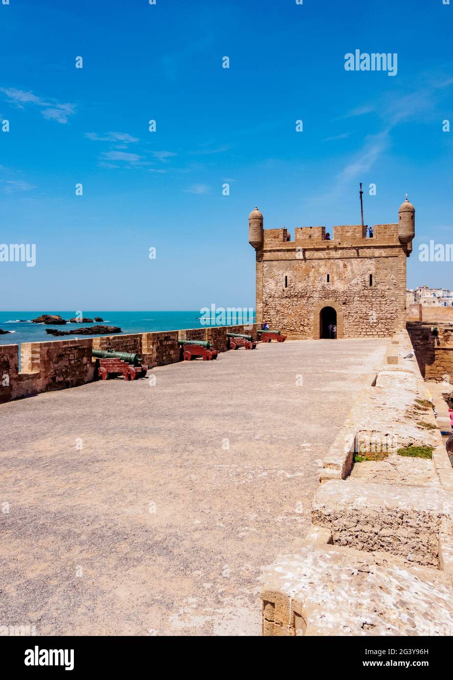 Zitadelle am Hafen von Scala, Essaouira, Region Marrakesch-Safi, Marokko Stockfoto