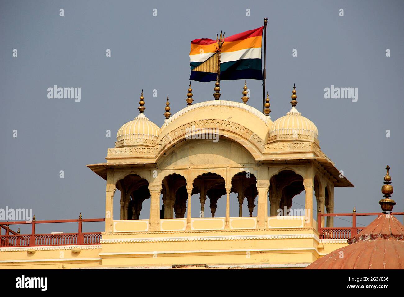 Roof Top Gallery im City Palace, Jaipur Stockfoto