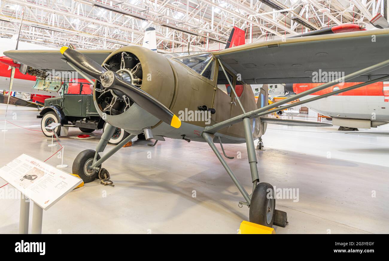 Fairchild F-24 Argus, RAF Museum, Cosford Stockfoto