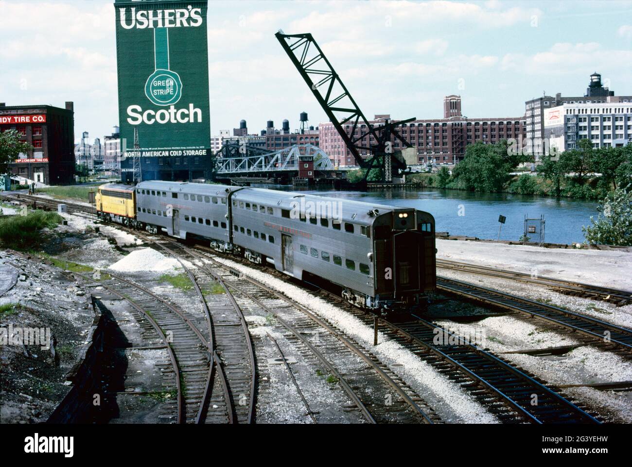 Die Milwaukee Road Stockfoto