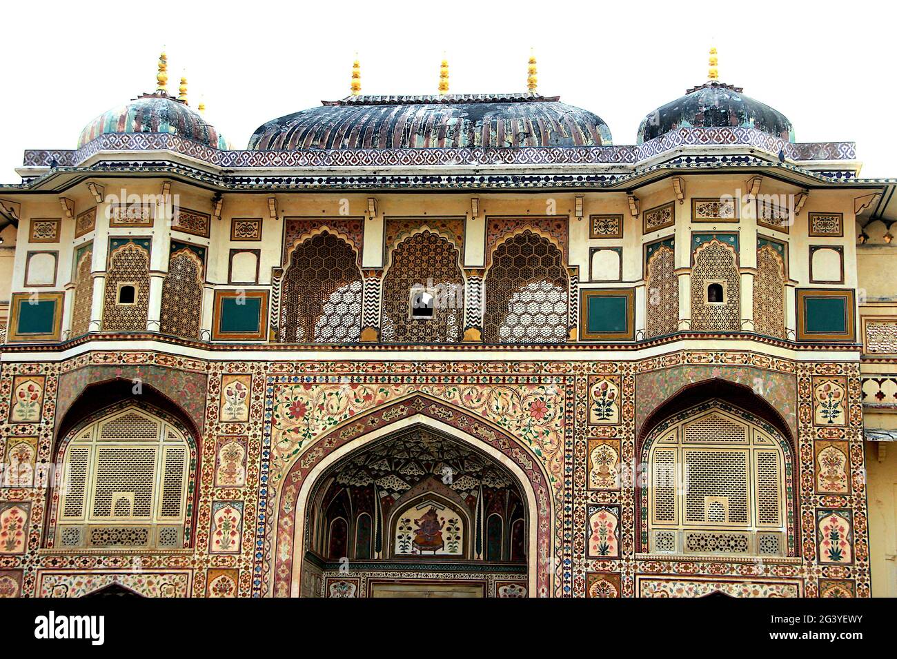 Liegt am Ganesh Pole, Jaipur Stockfoto