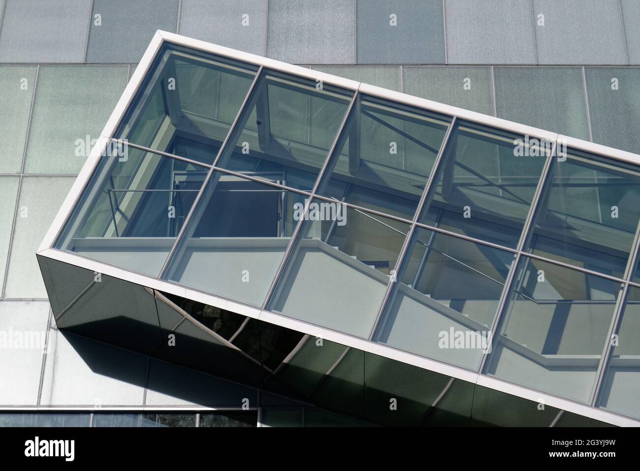 Moderne Architektur des Pavillon Pierre Lassonde Gebäudes des National Fine Arts Museum in Quebec City Stockfoto