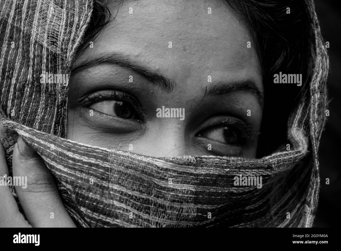 Durch deine Augen Stockfoto