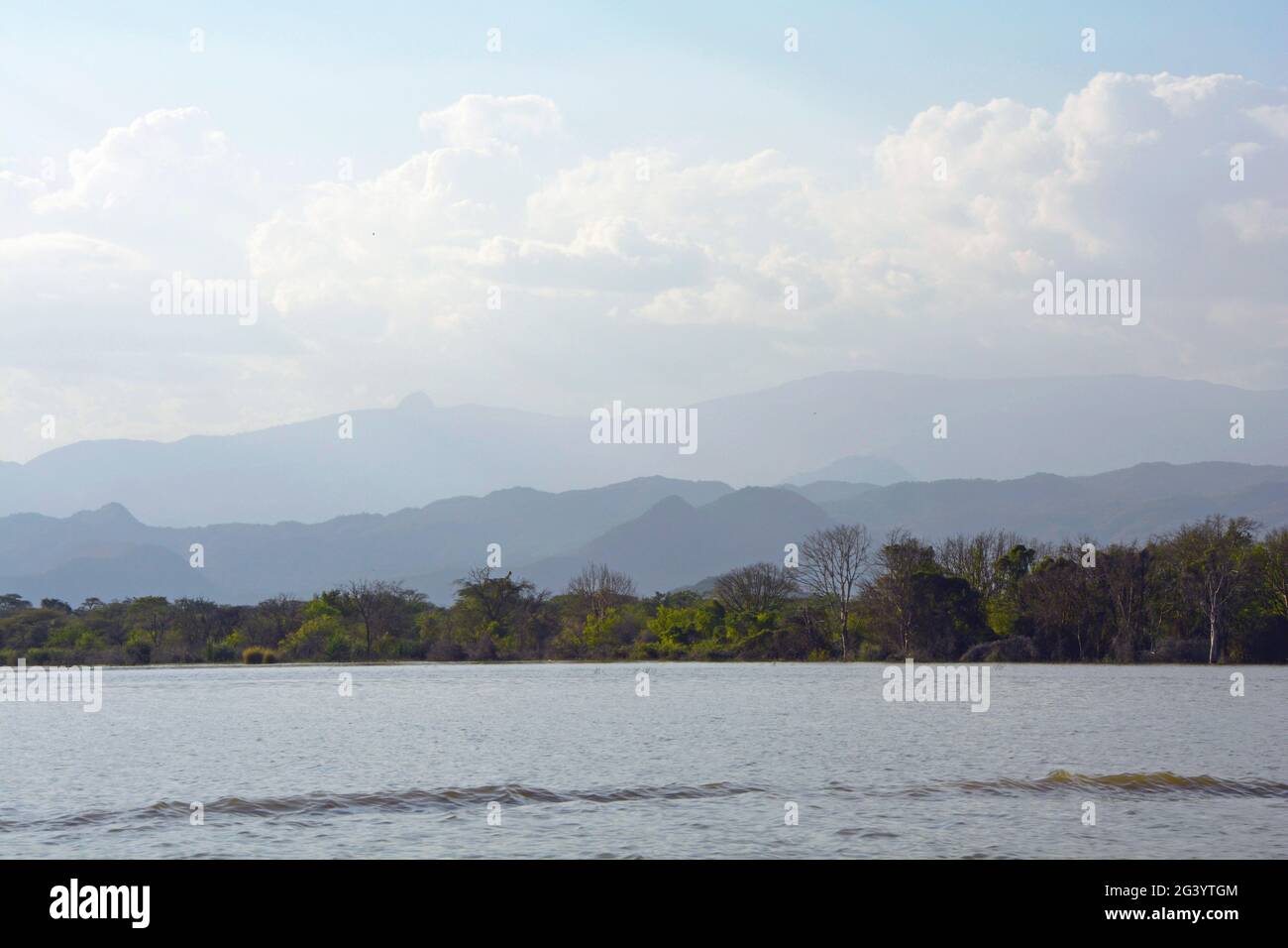 Äthiopien; Region der südlichen Nationen; südäthiopisches Hochland; Chamo-See bei Arba Minch; ostafrikanisches Rifttal Stockfoto